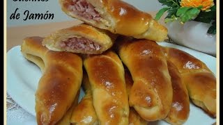 CACHITOS DE JAMÓN receta venezolana facil y deliciosa [upl. by Hcirdla]