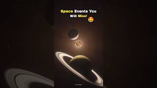 Space Events You Will Miss 🤩🎉 shorts space earth [upl. by Okika]