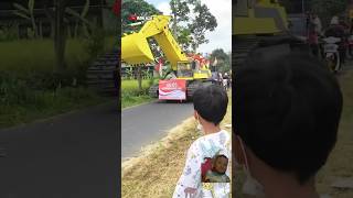 Karnaval Alat Berat excavator alatberat kapal karnaval [upl. by Einram]