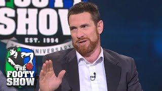 Aker shares incredible ASADA story  AFL Footy Show 2018 [upl. by Ardnuahsal]