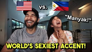 FILIPINO Accent Challenge LAPTRIP [upl. by Corvese114]