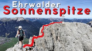 Ehrwalder SONNENSPITZE Bergtour  4k Überschreitung in der Mieminger Kette [upl. by Ahsak476]