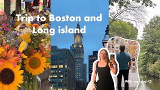 a holiday with my dad to Boston and Long Island  exploring museums road trip and more  Flurina [upl. by Kopans]