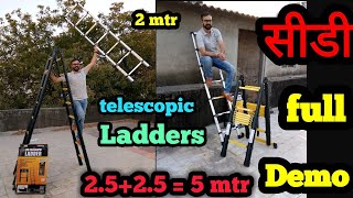 Portable amp Compact Aluminium Telescopic Ladder  The Perfect Solution for All Your DIY Needs Part 4 [upl. by Blasien]