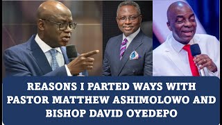 Reasons I parted ways with Pastor Matthew Ashimolowo and Bishop Oyedepo  Pastor Tunde Bakare [upl. by Aivata]