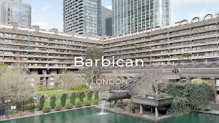 Tour of the Brutalist Barbican in London [upl. by Norvall]