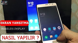 EKRAN YANSITMA Wireless Display Nasıl Yapılır Nasıl Uygulanır [upl. by Ytineres]