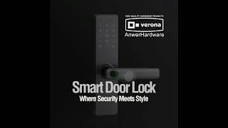 Verona Smart Door Lock FM008A smartlock smartdoorlock [upl. by Seuguh]