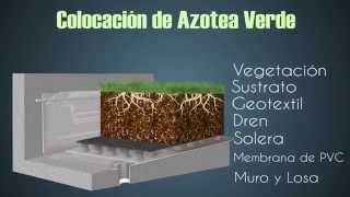 Instalación de Azoteas Verdes [upl. by Gilmour]