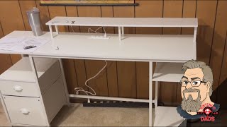 Furologee Gaming Desk Build and Review [upl. by Tirrell]