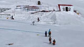 Lauberhorn downhill training [upl. by Airla]