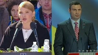 Tymoshenko and Poroshenko plan to run for Ukrainian presidency [upl. by Omlesna122]