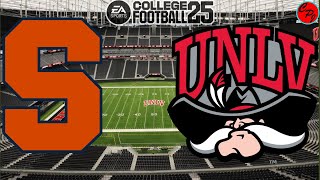 Syracuse vs UNLV Week 6 College Football 25 SIM [upl. by Aizirk]