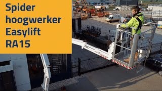 Spinhoogwerker Easylift RA15 [upl. by Heiney549]