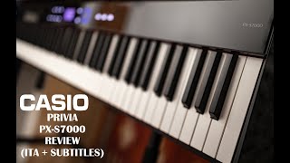 Casio PXS7000 Review Recensione ITA  Subtitles [upl. by Devan485]