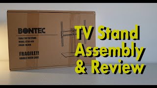 Bontec TV Stand Fitting and Review [upl. by Kirtley]