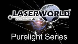 Laserworld  Purelight RGB whitelight laser projectors  high end Swiss Made technology [upl. by Aihsemek]