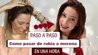 💎💎COMO PASAR DE RUBIA A MORENA 💎💎 [upl. by Alleram]