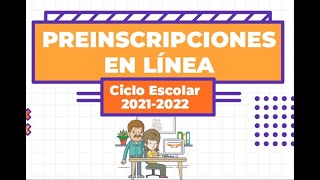 Tutorial preinscripciones en línea 20212022 [upl. by Hehre633]