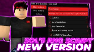 Sols Rng Script  Sols Rng  Sols Rng Script Roblox  Roll Any Aura OP Webhook Auto Farm amp Other [upl. by Dorena298]