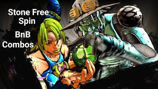 YBA Stone Free Spin BnB Combos [upl. by Clellan]