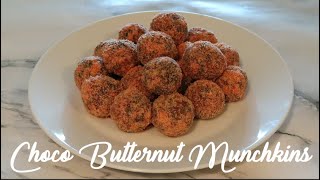 Choco Butternut Munchkins Recipe  Butternut Cake Balls Recipe [upl. by Nitsreik]