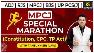 MP Civil Judge 2020 Preliminary Exam  Special Marathon Class  All Civil Judge Exam  Tansukh Sir [upl. by Mirilla]