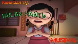 Upin amp Ipin Bahagian 13 Bulan Hantu MUSIM 6 [upl. by Anissej895]