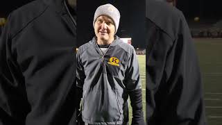 Talking with Kirtland HC Tiger LaVerde after win over Galion Northmor [upl. by Ramyar599]