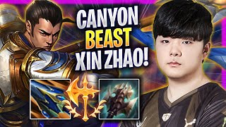 CANYON IS A BEAST WITH XIN ZHAO  GEN Canyon Plays Xin Zhao JUNGLE vs Viego  Season 2024 [upl. by Adhamh115]