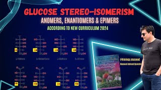 Glucose Stereoisomerism  Anomers Enantiomers amp Epimers  Biology Grade 11  Federal Board 2024 [upl. by Airol]