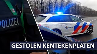 Politie  Gestolen kentekenplaten  Verdachten vluchten naar Duitsland  Dienst Infra  Polizei [upl. by Narut84]