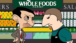 OneyPlays Animated  quotMr Bean in a Whole Foodsquot gag [upl. by Chace]