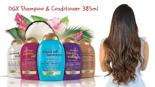 OGX Brazilian Biotin and Collagen Shampoo amp Conditioner 385ml [upl. by Ebocaj]