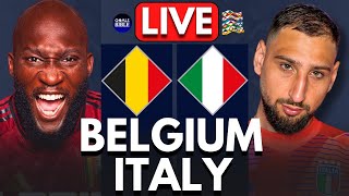 🔴BELGIUM vs ITALY LIVE  UEFA Nations League 2024  Full Match LIVE Today [upl. by Ynnad660]