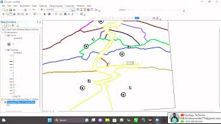 How to make complete Geological Map of an Area using Arc Map GIS Part 4 [upl. by Afesoj]