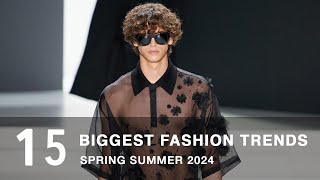 The Biggest Fashion Trends Spring Summer 2024  Mens Fashion [upl. by Sedrul404]