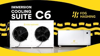 Immersion cooling kit C6 for home mining hold 6 Antminers or 8 Whatsminers [upl. by Abbotsen]