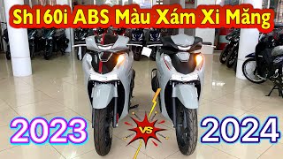 So sánh nhanh amp Báo giá Sh160i Phiên bản thể thao ABS Màu xám đen xám xi măng  Có bán trả góp [upl. by Eniortna]