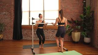 10 Minute athome Barre Workout [upl. by Uyr]