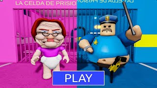 BETTY BARRYS PRISON RUN SCARY OBBY Full Gameplay roblox [upl. by Gnoz]