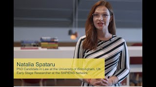 Introducing SAPIENS EarlyStage Researcher Natalia Spătaru [upl. by Prue]