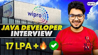 Wipro Java Developer Interview Experience amp Questions [upl. by Auria]