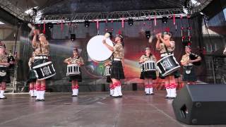 Częstochowa Pipes amp Drums Częstochowa Polska  Podlaska Oktawa Kultur 2013 [upl. by Einaoj]