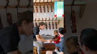 Getting a new violin for Kali familyvlog family shorts daddydaughter violin dadslife [upl. by Tenej]