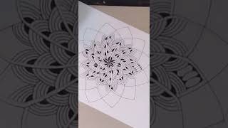 💦💫💥Zendala 11 Exploreing Zentangle and Mandala paintingkakhazana zentangledoodle draw zendala [upl. by Lewak]