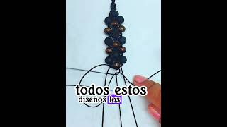 Pulseras de hilo 🧿 pulsera de macrame paso a paso [upl. by Wini720]