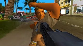 Lets Play GTA Vice City  IN FIRST PERSON Part 1 [upl. by Aicenra]