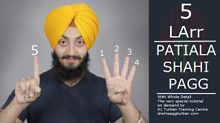 Patiala Shahi Pagg  With Whole Detail  5 Larr [upl. by Atiuqa]