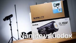 Nanlite FS150 vs Godox SL150II [upl. by Penoyer]